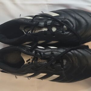 Adidas Black and White Cleats